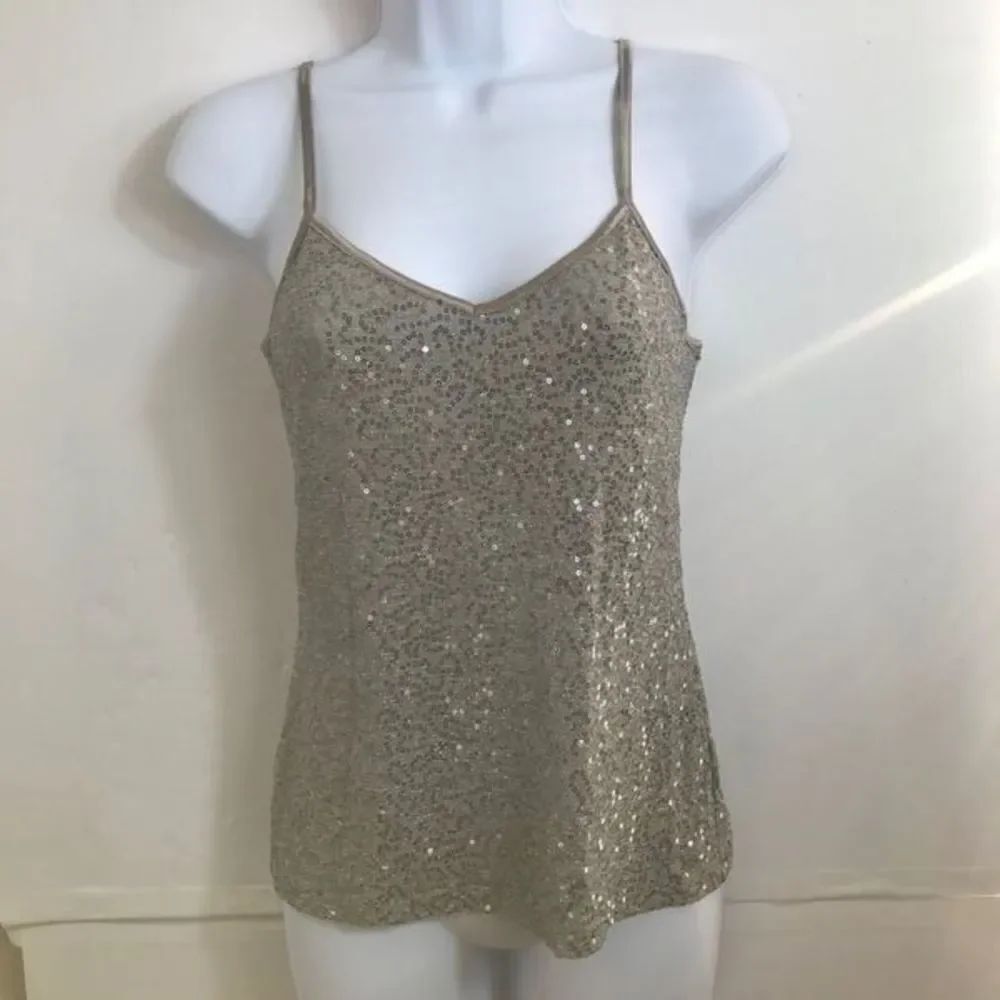 Express silver Tank Top Blouse size XS